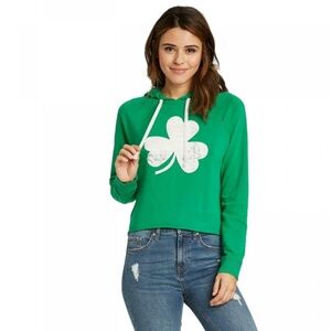 Green Shamrock Hoodie Go IRISH ☘️ St. Patrick’s Day